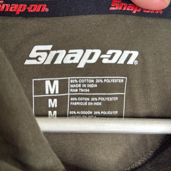 Snap-on Tools Heavyweight Vintage Motorcycle Map Hoodie M-253 Sz M - Picture 4 of 7